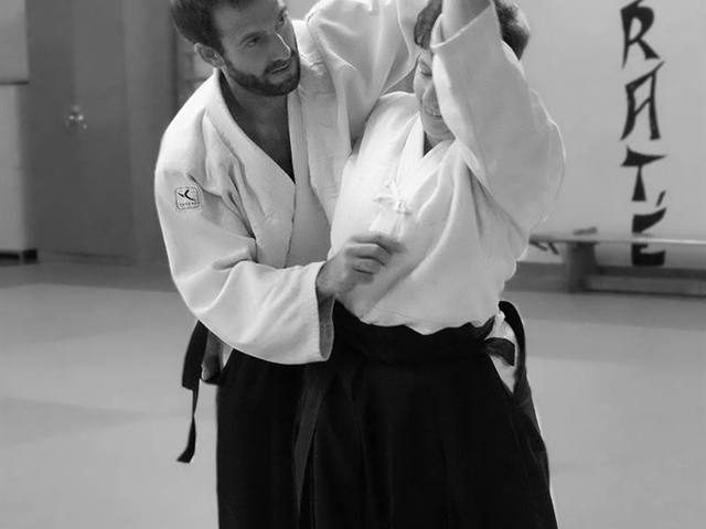 Technique de contrôle enseignée au dojo d'Havré